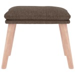 vidaXL Taburet, gri taupe, 45x29,5x35 cm, material textil vidaXL Taburet, gri taupe, 45x29,5x35 cm, material textil