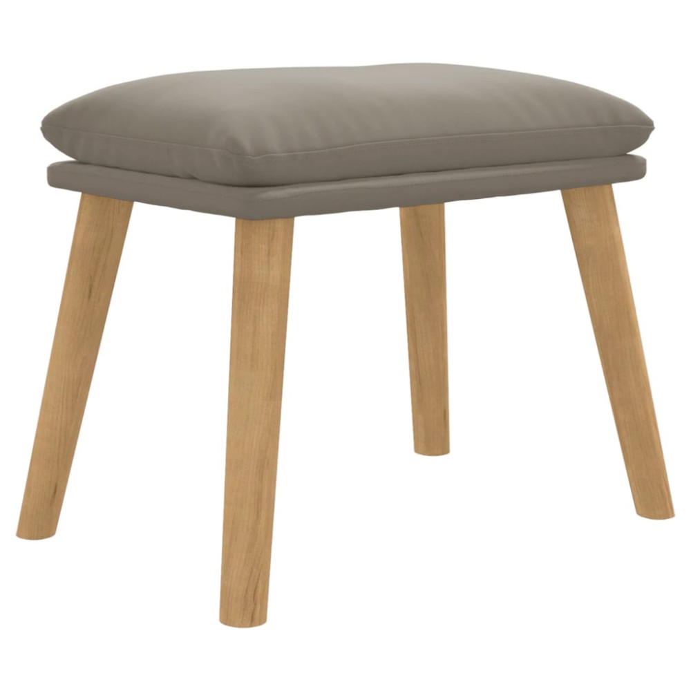 vidaXL Taburet, gri deschis, 45x29,5x35 cm, catifea