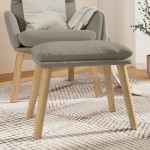 vidaXL Taburet, gri deschis, 45x29,5x35 cm, catifea vidaXL Taburet, gri deschis, 45x29,5x35 cm, catifea