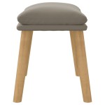 vidaXL Taburet, gri deschis, 45x29,5x35 cm, catifea vidaXL Taburet, gri deschis, 45x29,5x35 cm, catifea