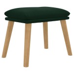vidaXL Taburet, verde închis, 45x29,5x35 cm, catifea vidaXL Taburet, verde închis, 45x29,5x35 cm, catifea