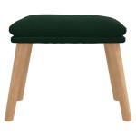 vidaXL Taburet, verde închis, 45x29,5x35 cm, catifea vidaXL Taburet, verde închis, 45x29,5x35 cm, catifea