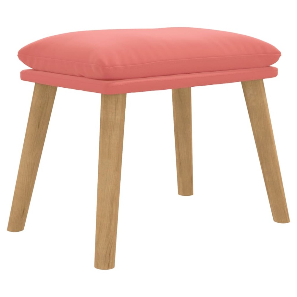 vidaXL Taburet, roz, 45x29,5x35 cm, catifea