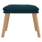 vidaXL Taburet, albastru, 45x29,5x35 cm, catifea vidaXL Taburet, albastru, 45x29,5x35 cm, catifea