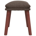 vidaXL Taburet, gri taupe, 45x29,5x35 cm, material textil vidaXL Taburet, gri taupe, 45x29,5x35 cm, material textil