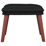 vidaXL Taburet, negru, 45x29,5x35 cm, piele ecologică vidaXL Taburet, negru, 45x29,5x35 cm, piele ecologică