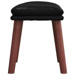 vidaXL Taburet, negru, 45x29,5x35 cm, piele ecologică vidaXL Taburet, negru, 45x29,5x35 cm, piele ecologică