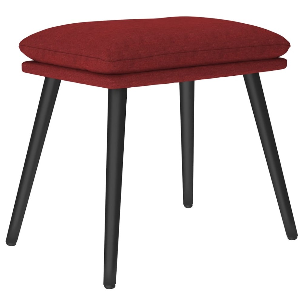 vidaXL Taburet, roșu vin, 45x29,5x35 cm, material textil