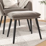 vidaXL Taburet, gri deschis, 45x29,5x35 cm, catifea vidaXL Taburet, gri deschis, 45x29,5x35 cm, catifea