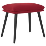 vidaXL Taburet, roșu vin, 45x29,5x35 cm, catifea vidaXL Taburet, roșu vin, 45x29,5x35 cm, catifea