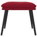vidaXL Taburet, roșu vin, 45x29,5x35 cm, catifea vidaXL Taburet, roșu vin, 45x29,5x35 cm, catifea