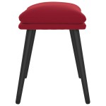 vidaXL Taburet, roșu vin, 45x29,5x35 cm, catifea vidaXL Taburet, roșu vin, 45x29,5x35 cm, catifea