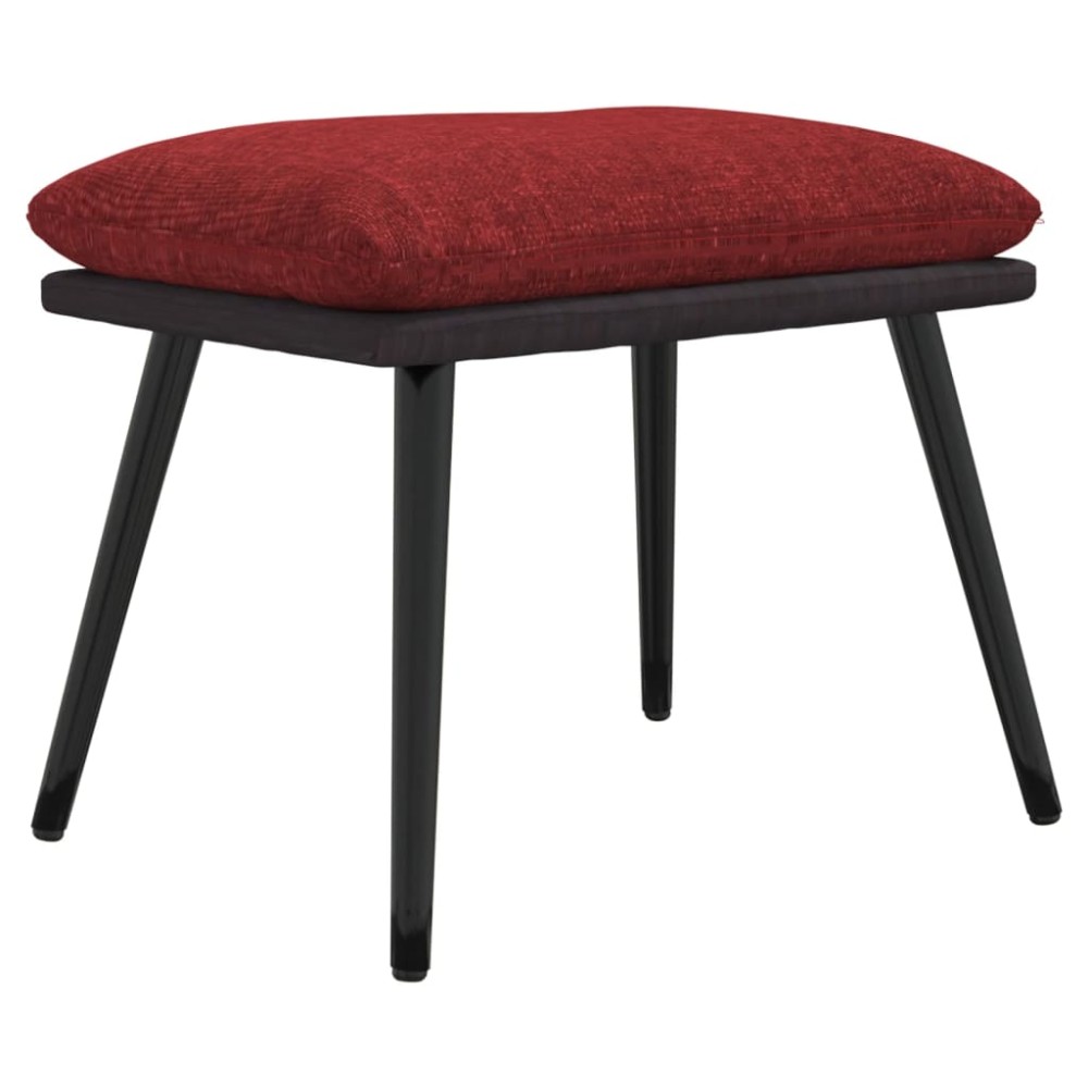 vidaXL Taburet, roșu vin, 45x29,5x35 cm, material textil