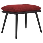 vidaXL Taburet, roșu vin, 45x29,5x35 cm, material textil vidaXL Taburet, roșu vin, 45x29,5x35 cm, material textil