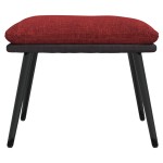 vidaXL Taburet, roșu vin, 45x29,5x35 cm, material textil vidaXL Taburet, roșu vin, 45x29,5x35 cm, material textil