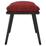 vidaXL Taburet, roșu vin, 45x29,5x35 cm, material textil vidaXL Taburet, roșu vin, 45x29,5x35 cm, material textil