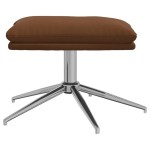 vidaXL Taburet, maro, 60x60x35 cm, microfibră vidaXL Taburet, maro, 60x60x35 cm, microfibră