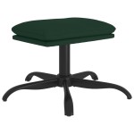 vidaXL Taburet, verde închis, 60x60x36 cm, material textil vidaXL Taburet, verde închis, 60x60x36 cm, material textil