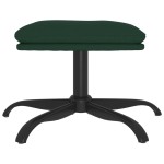 vidaXL Taburet, verde închis, 60x60x36 cm, material textil vidaXL Taburet, verde închis, 60x60x36 cm, material textil