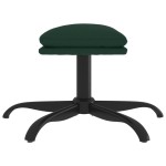 vidaXL Taburet, verde închis, 60x60x36 cm, material textil vidaXL Taburet, verde închis, 60x60x36 cm, material textil