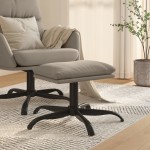 vidaXL Taburet, gri deschis, 60x60x36 cm, catifea vidaXL Taburet, gri deschis, 60x60x36 cm, catifea