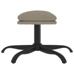 vidaXL Taburet, gri deschis, 60x60x36 cm, catifea vidaXL Taburet, gri deschis, 60x60x36 cm, catifea