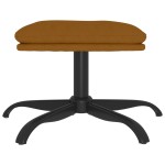 vidaXL Taburet, maro, 60x60x36 cm, catifea vidaXL Taburet, maro, 60x60x36 cm, catifea