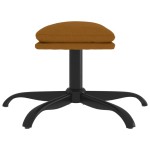 vidaXL Taburet, maro, 60x60x36 cm, catifea vidaXL Taburet, maro, 60x60x36 cm, catifea