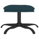 vidaXL Taburet, albastru, 60x60x36, catifea vidaXL Taburet, albastru, 60x60x36, catifea