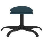 vidaXL Taburet, albastru, 60x60x36, catifea vidaXL Taburet, albastru, 60x60x36, catifea