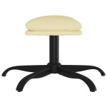 vidaXL Taburet, crem, 60x60x36 cm, piele ecologică vidaXL Taburet, crem, 60x60x36 cm, piele ecologică