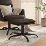 vidaXL Taburet, maro, 60x60x36 cm, piele ecologică vidaXL Taburet, maro, 60x60x36 cm, piele ecologică