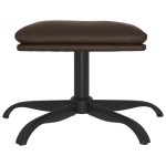 vidaXL Taburet, maro, 60x60x36 cm, piele ecologică vidaXL Taburet, maro, 60x60x36 cm, piele ecologică