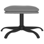 vidaXL Taburet, gri antracit, 60x60x36 cm, piele ecologică vidaXL Taburet, gri antracit, 60x60x36 cm, piele ecologică