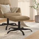 vidaXL Taburet, cappuccino, 60x60x36 cm, piele ecologică vidaXL Taburet, cappuccino, 60x60x36 cm, piele ecologică