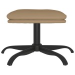vidaXL Taburet, cappuccino, 60x60x36 cm, piele ecologică vidaXL Taburet, cappuccino, 60x60x36 cm, piele ecologică