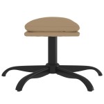 vidaXL Taburet, cappuccino, 60x60x36 cm, piele ecologică vidaXL Taburet, cappuccino, 60x60x36 cm, piele ecologică