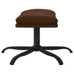 vidaXL Taburet, maro, 45x29,5x36 cm, piele ecologică lucioasă vidaXL Taburet, maro, 45x29,5x36 cm, piele ecologică lucioasă