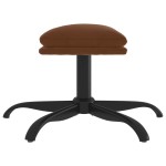 vidaXL Taburet, maro, 60x60x36 cm, microfibră vidaXL Taburet, maro, 60x60x36 cm, microfibră