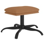 vidaXL Taburet, gri taupe, 60x60x36 cm, microfibră vidaXL Taburet, gri taupe, 60x60x36 cm, microfibră