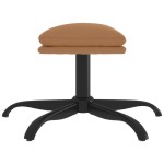 vidaXL Taburet, gri taupe, 60x60x36 cm, microfibră vidaXL Taburet, gri taupe, 60x60x36 cm, microfibră