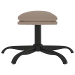 vidaXL Taburet, gri deschis, 60x60x36 cm, microfibră vidaXL Taburet, gri deschis, 60x60x36 cm, microfibră