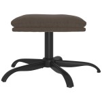 vidaXL Taburet, gri închis, 60x60x36 cm, microfibră vidaXL Taburet, gri închis, 60x60x36 cm, microfibră