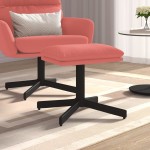vidaXL Taburet, roz, 60x60x36 cm, catifea vidaXL Taburet, roz, 60x60x36 cm, catifea