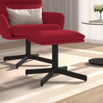 vidaXL Taburet, roșu vin, 60x60x36 cm, catifea vidaXL Taburet, roșu vin, 60x60x36 cm, catifea