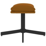 vidaXL Taburet, maro, 60x60x36 cm, catifea vidaXL Taburet, maro, 60x60x36 cm, catifea