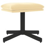 vidaXL Taburet, crem alb, 60x60x36 cm, catifea vidaXL Taburet, crem alb, 60x60x36 cm, catifea