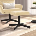 vidaXL Taburet, crem alb, 60x60x36 cm, catifea vidaXL Taburet, crem alb, 60x60x36 cm, catifea