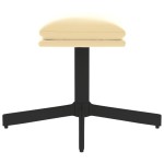 vidaXL Taburet, crem alb, 60x60x36 cm, catifea vidaXL Taburet, crem alb, 60x60x36 cm, catifea