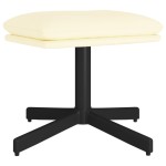 vidaXL Taburet, crem, 60x60x36 cm, piele ecologică vidaXL Taburet, crem, 60x60x36 cm, piele ecologică